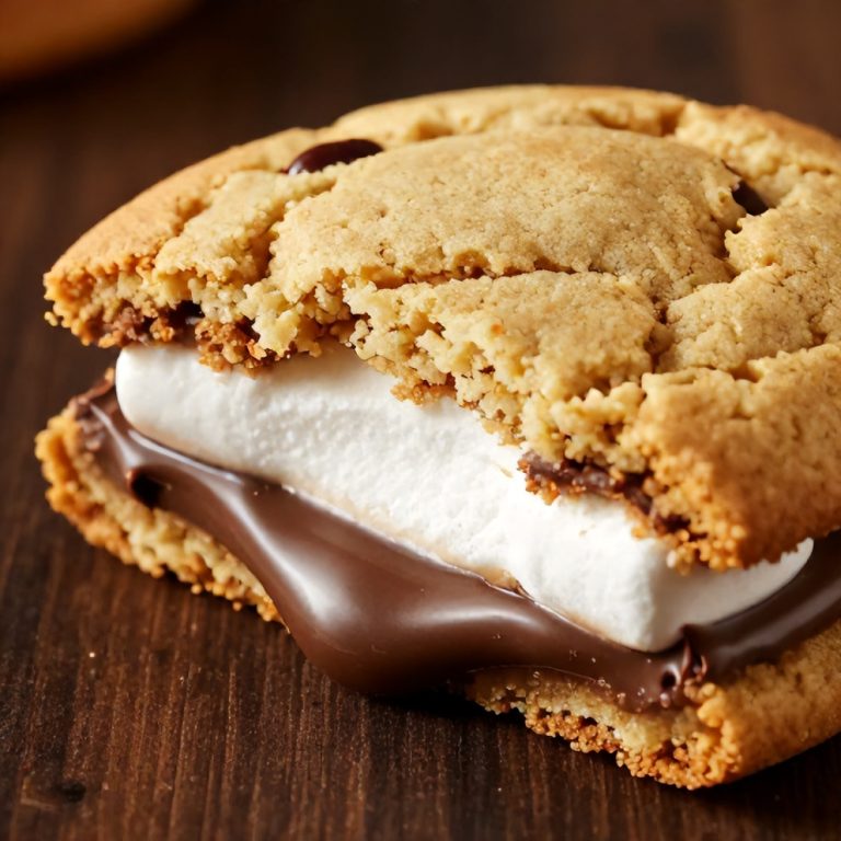 Easy S'mores Cookie Cake