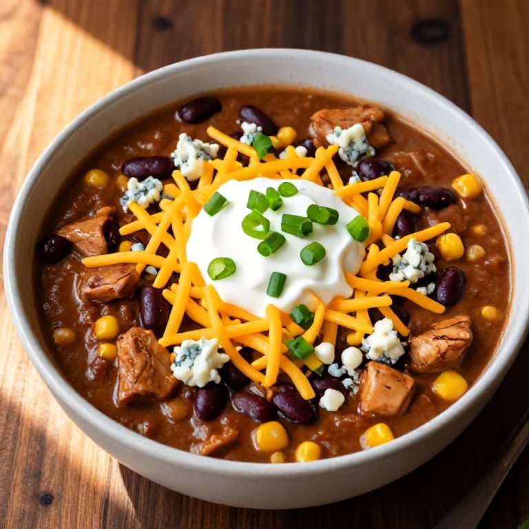Easy Slow Cooker Buffalo Chicken Chili
