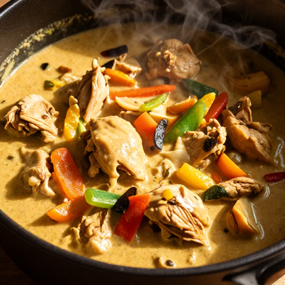 Easy Slow Cooker Chicken Curry