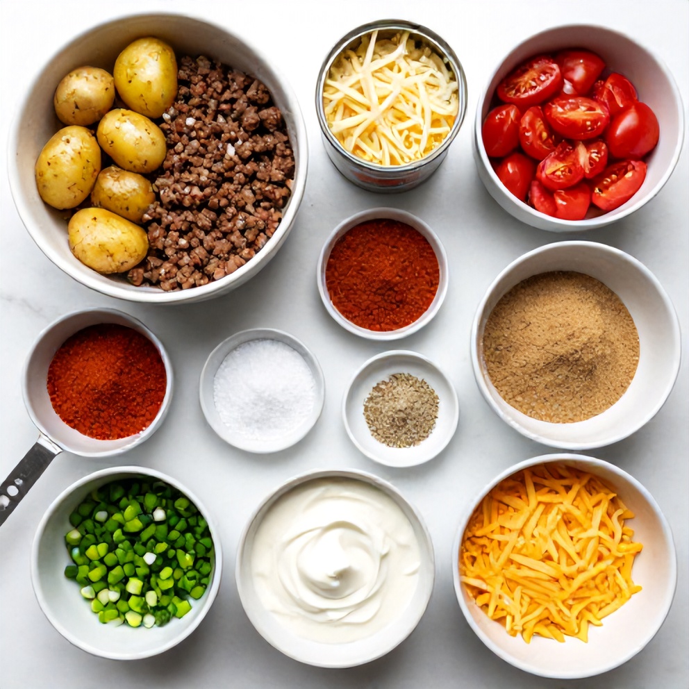 Cowboy Potato Casserole Ingredients