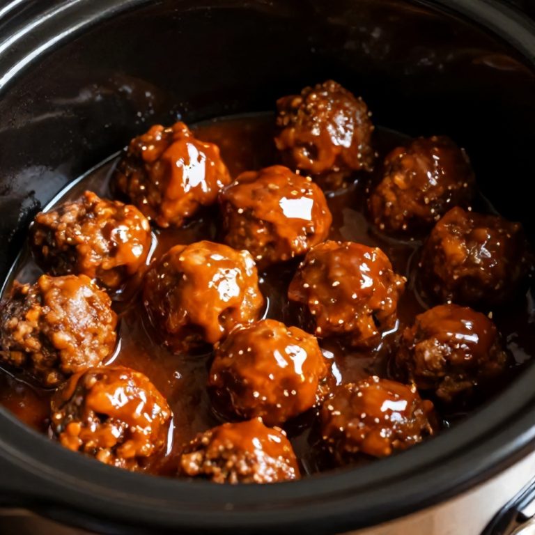 Easy Slow Cooker Sweet and Sour Meatballs