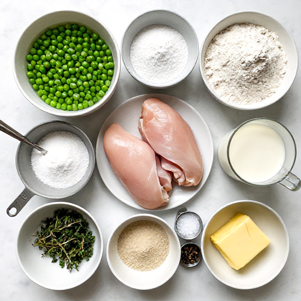 Ingredients for Southern Peas and Dumplings