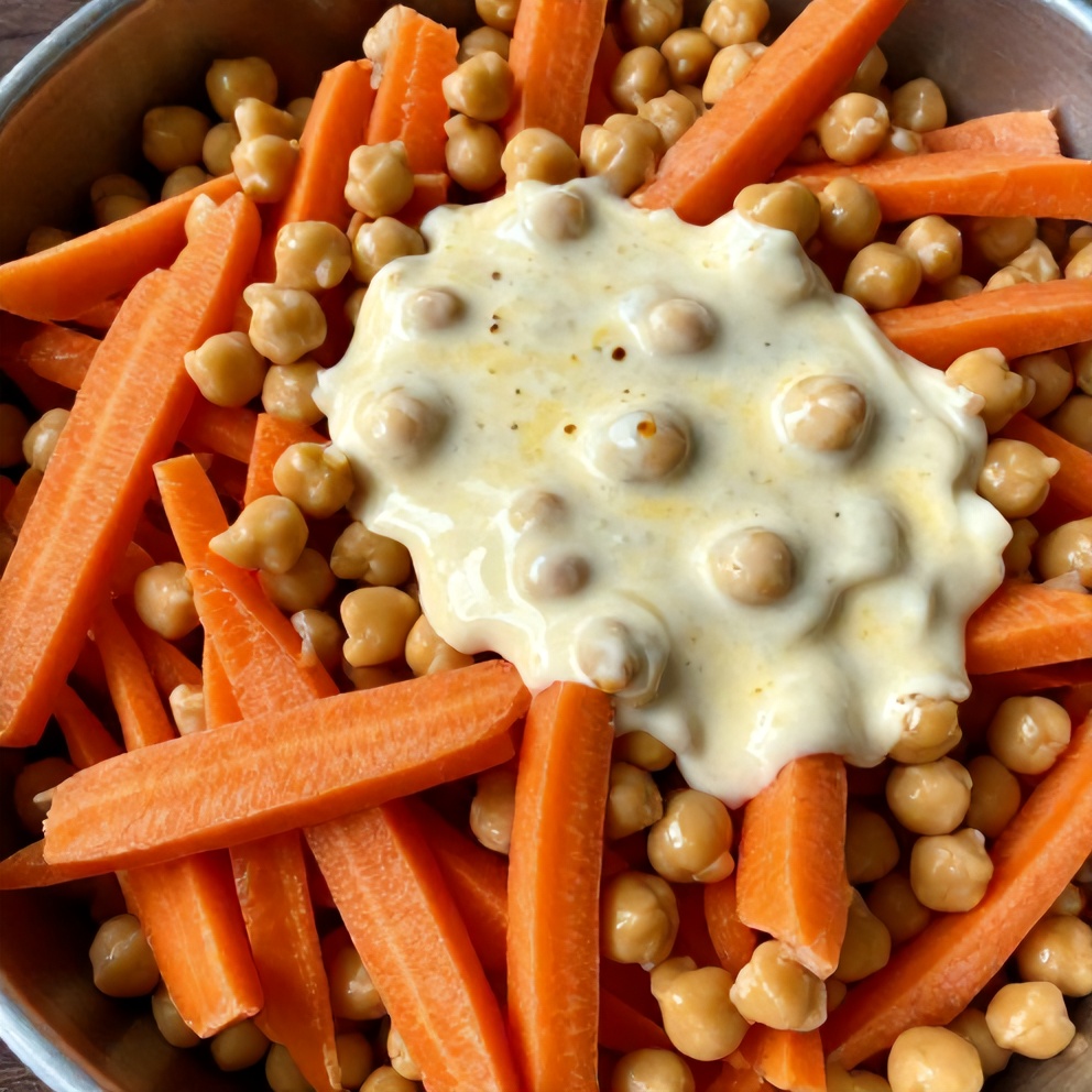 Easy Spring Carrot and Chickpea Salad