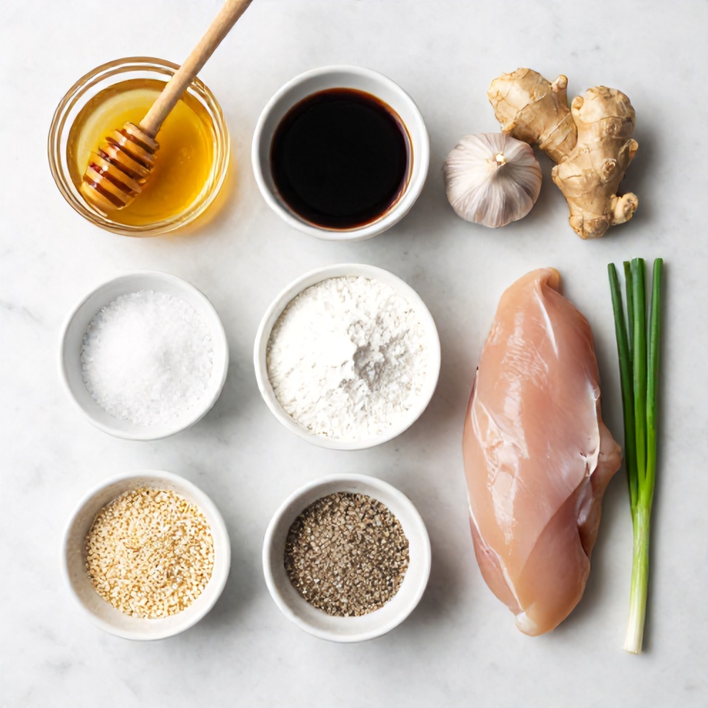 Raw ingredients for Easy Sticky Char Siu Chicken