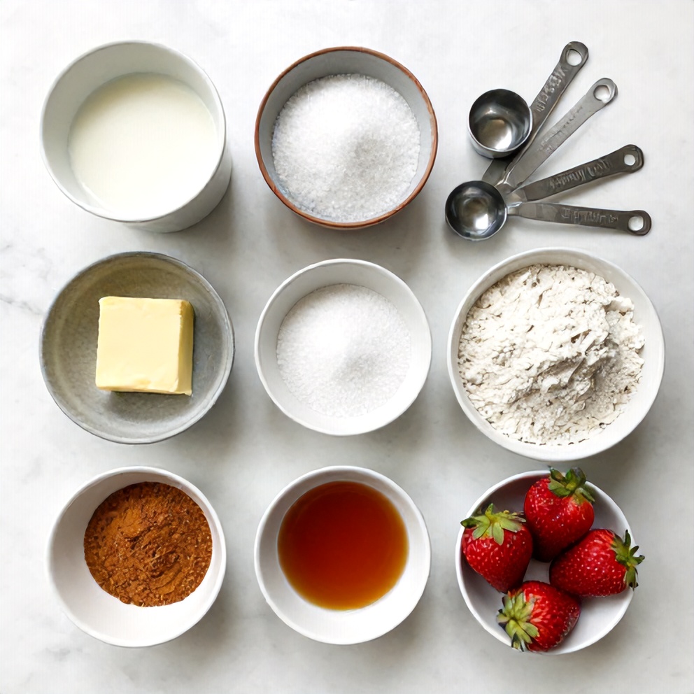 Easy Strawberry Cinnamon Rolls Ingredients