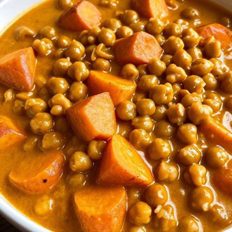 Easy Sweet Potato Chickpea Curry