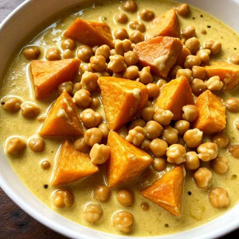 Easy Sweet Potato Chickpea Curry