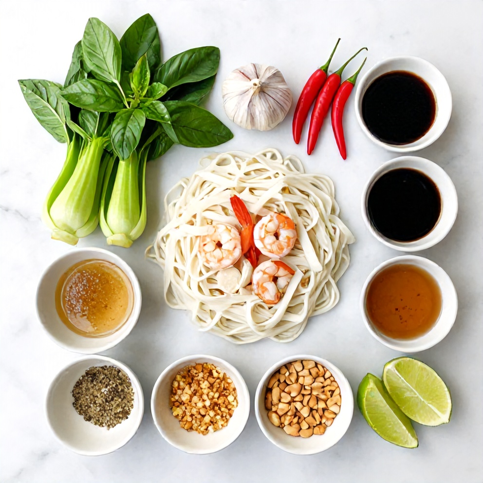 Thai Drunken Noodles Ingredients