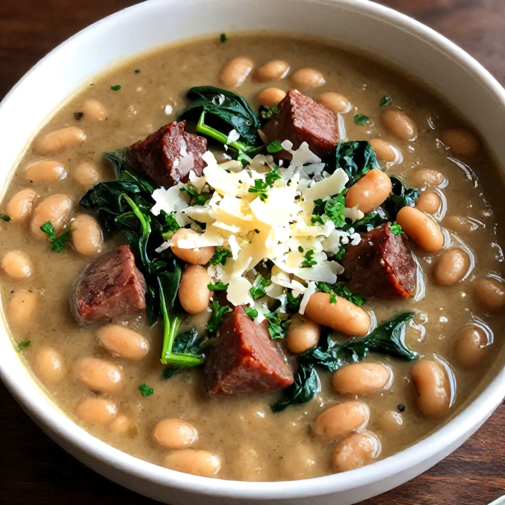 Easy Tuscan White Bean Soup