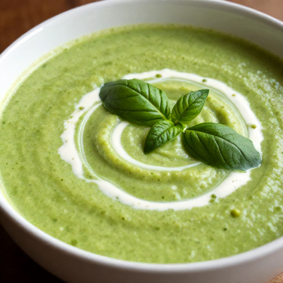 Easy Zucchini Basil Soup