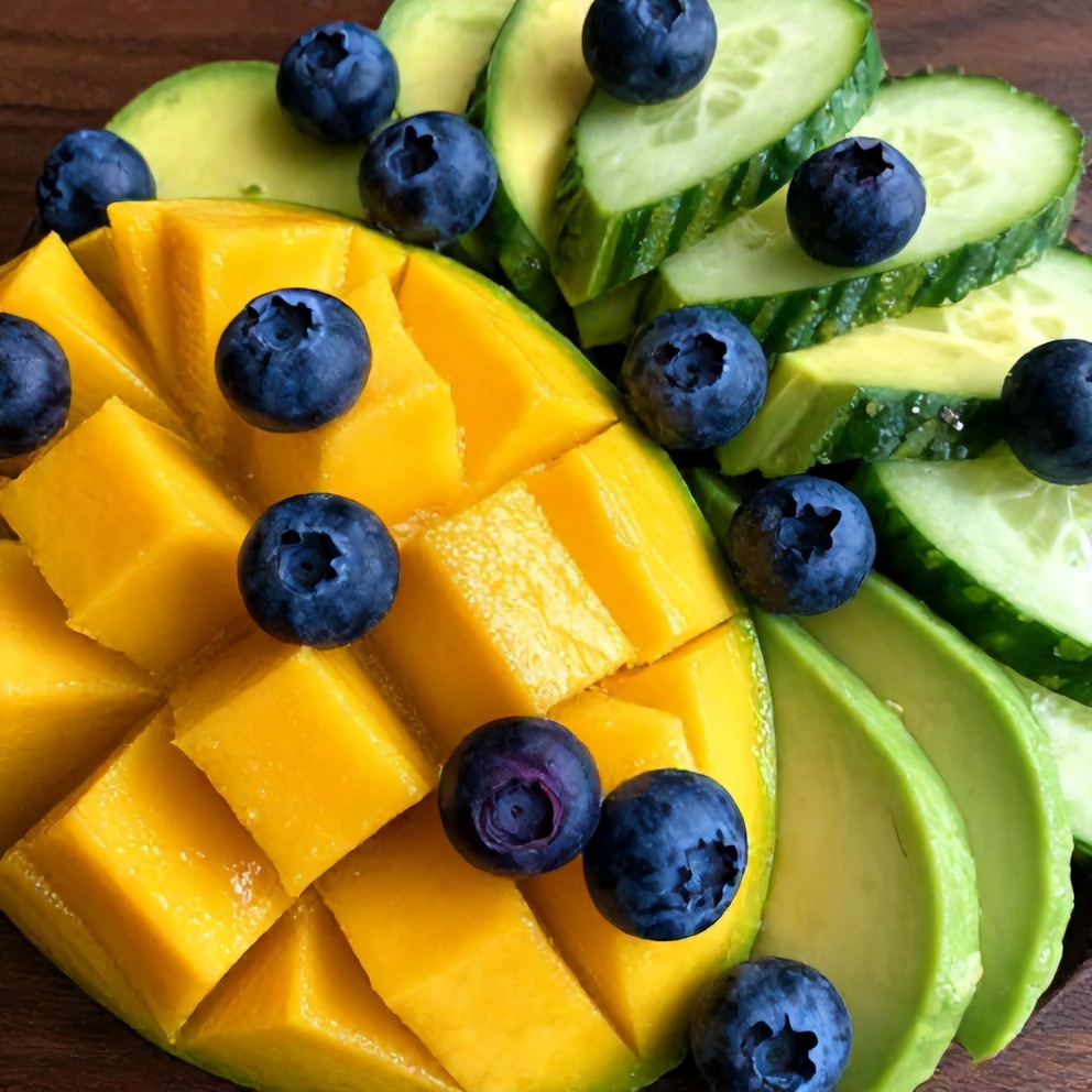 mango cucumber salad