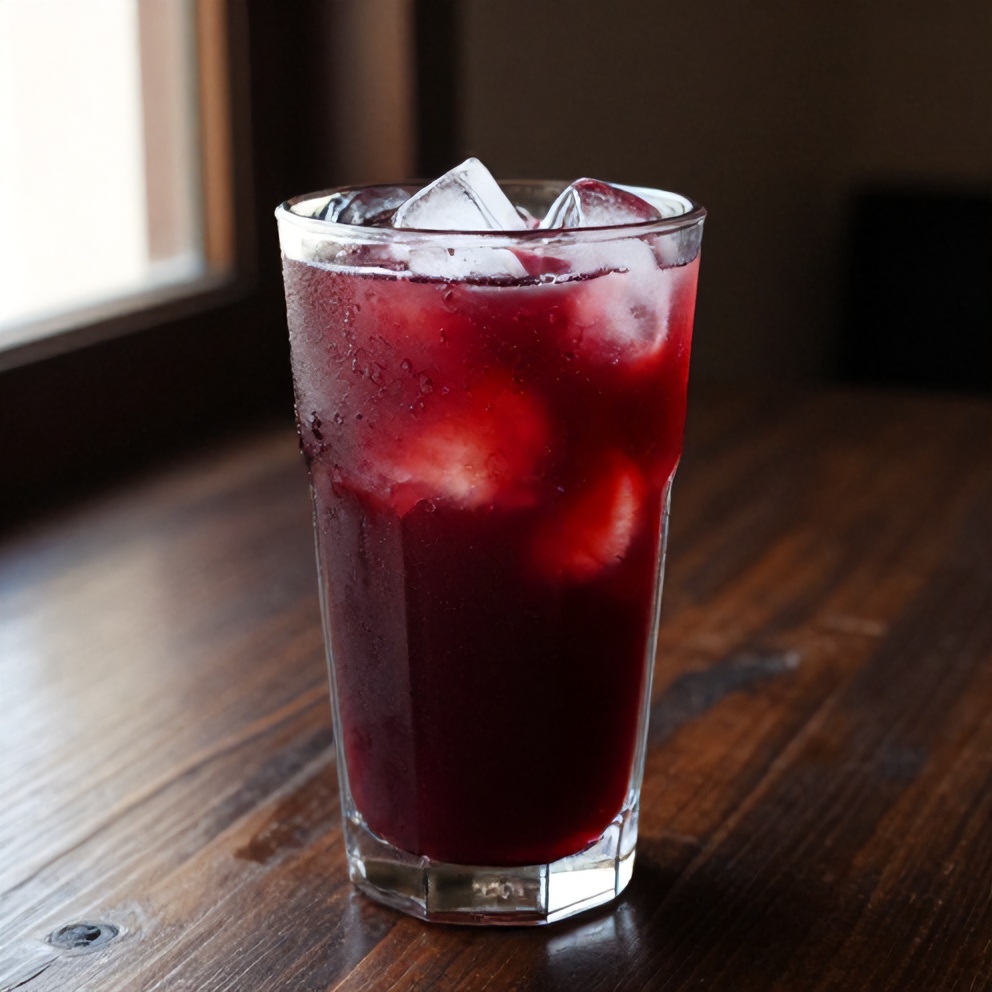 hibiscus cardamom iced latte