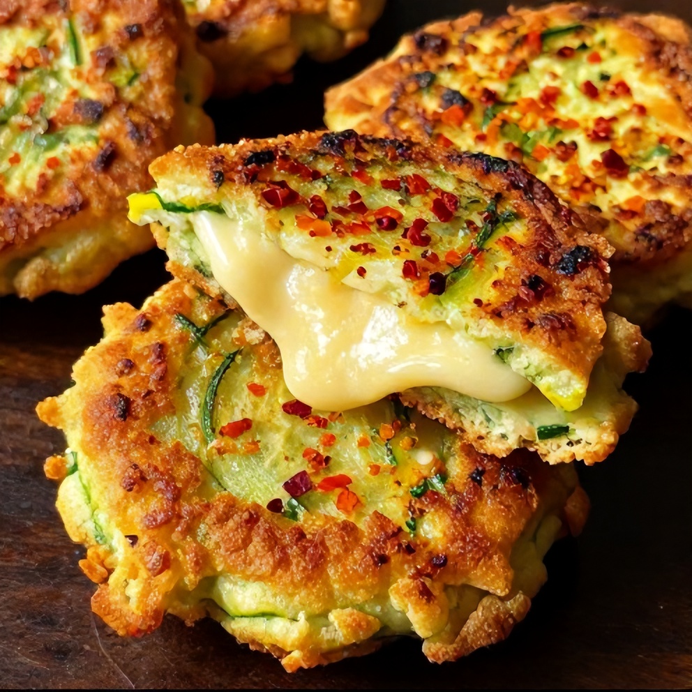 keto zucchini parmesan fritters