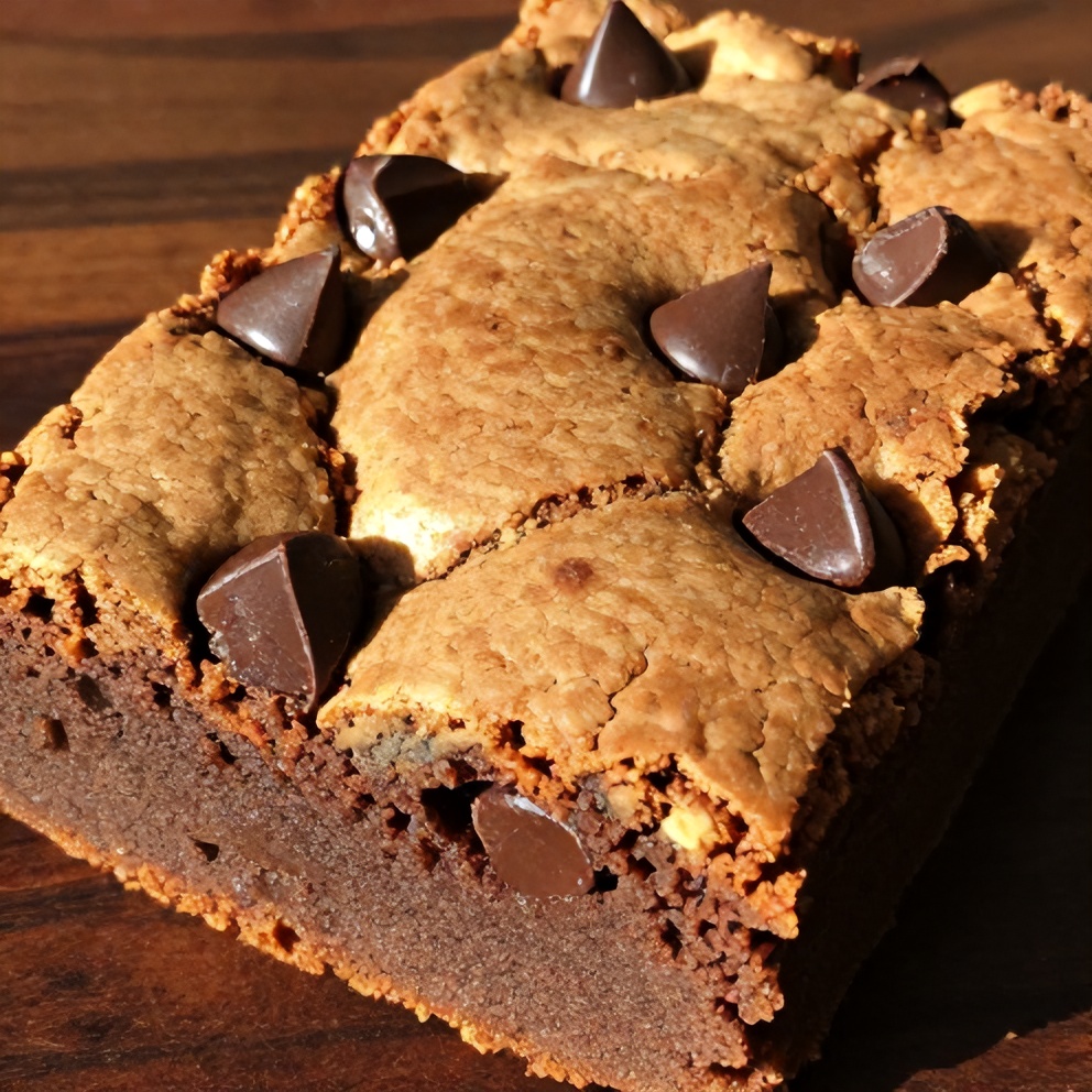 Moist Banana Bread Brownies