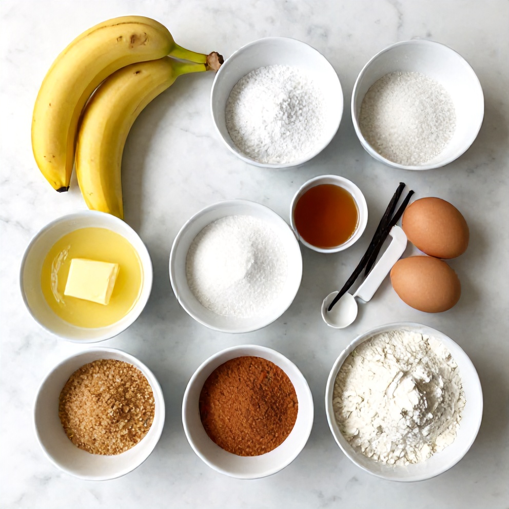 Banana Bread Ingredients