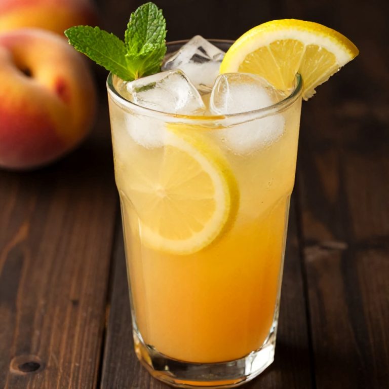 Peach Ginger Lemonade