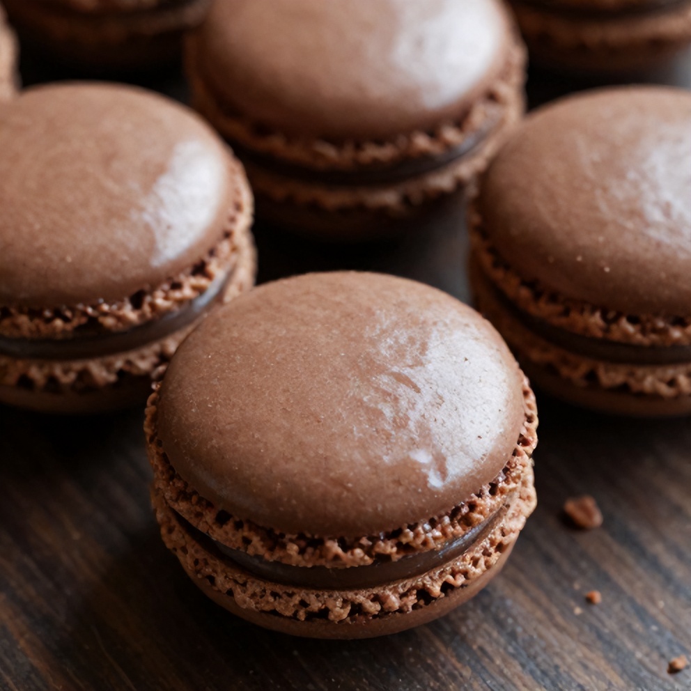 Perfect Chocolate Macarons