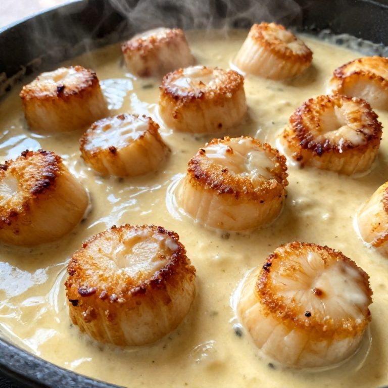 Quick Cajun Scallops
