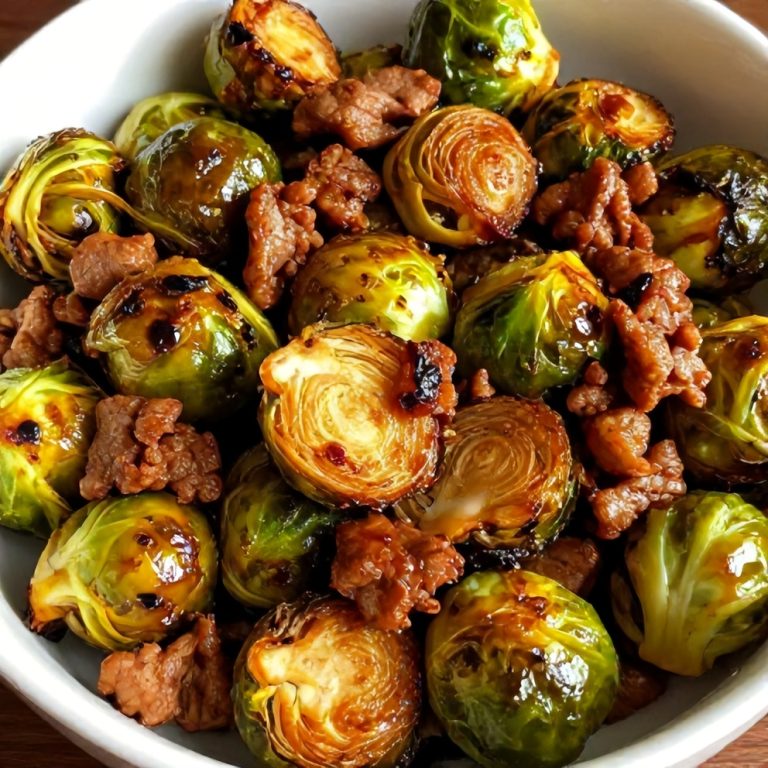 Quick Spicy Pork Brussels Sprouts Bowls