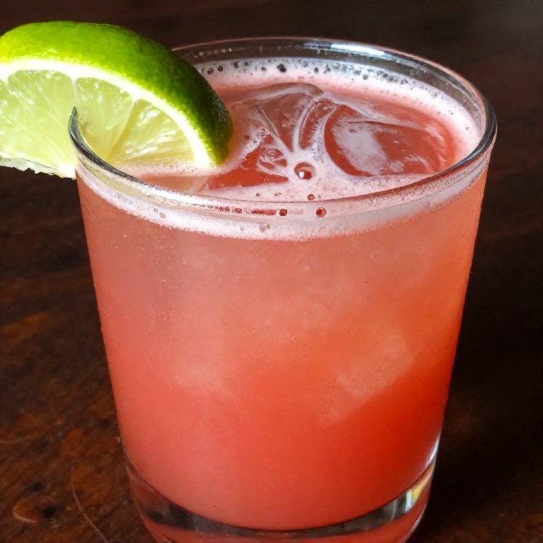 Raspberry Passionfruit Tequila Sour
