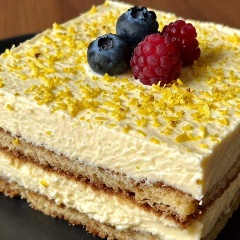 Refreshing Lemon Tiramisu