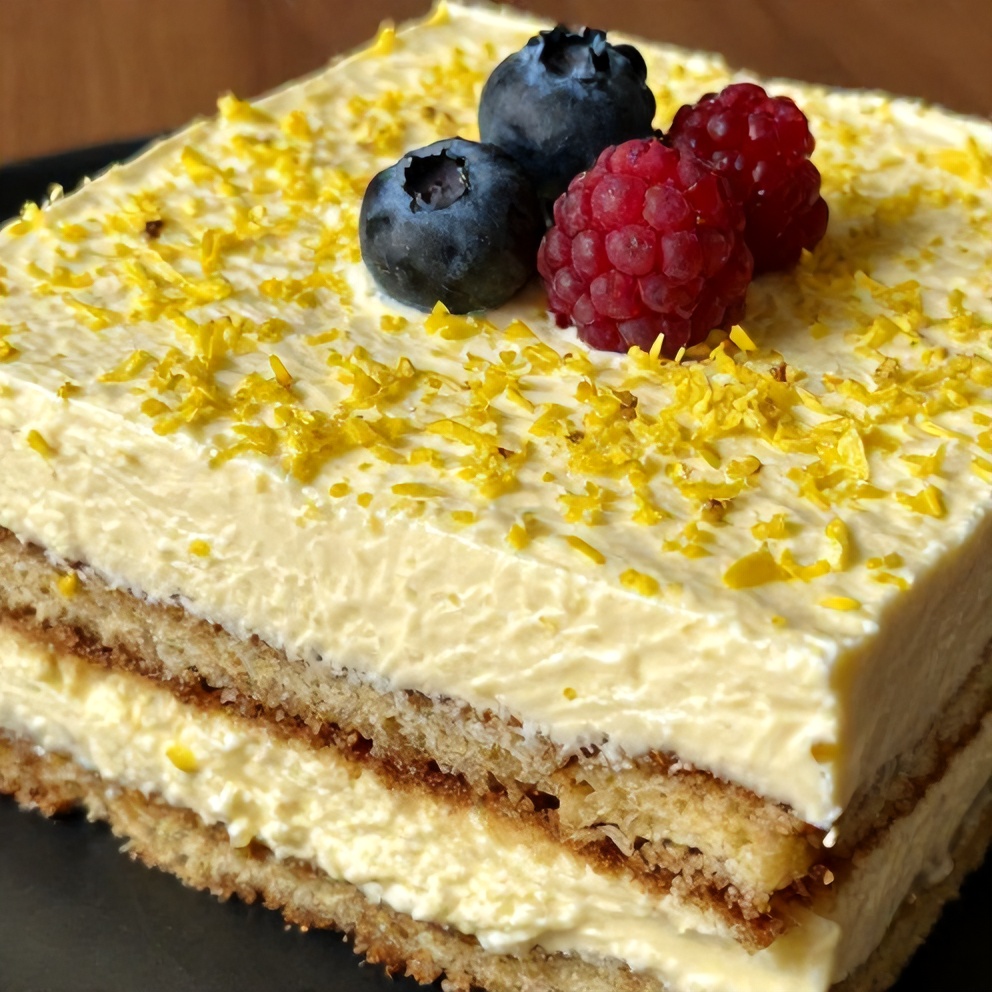 Refreshing Lemon Tiramisu