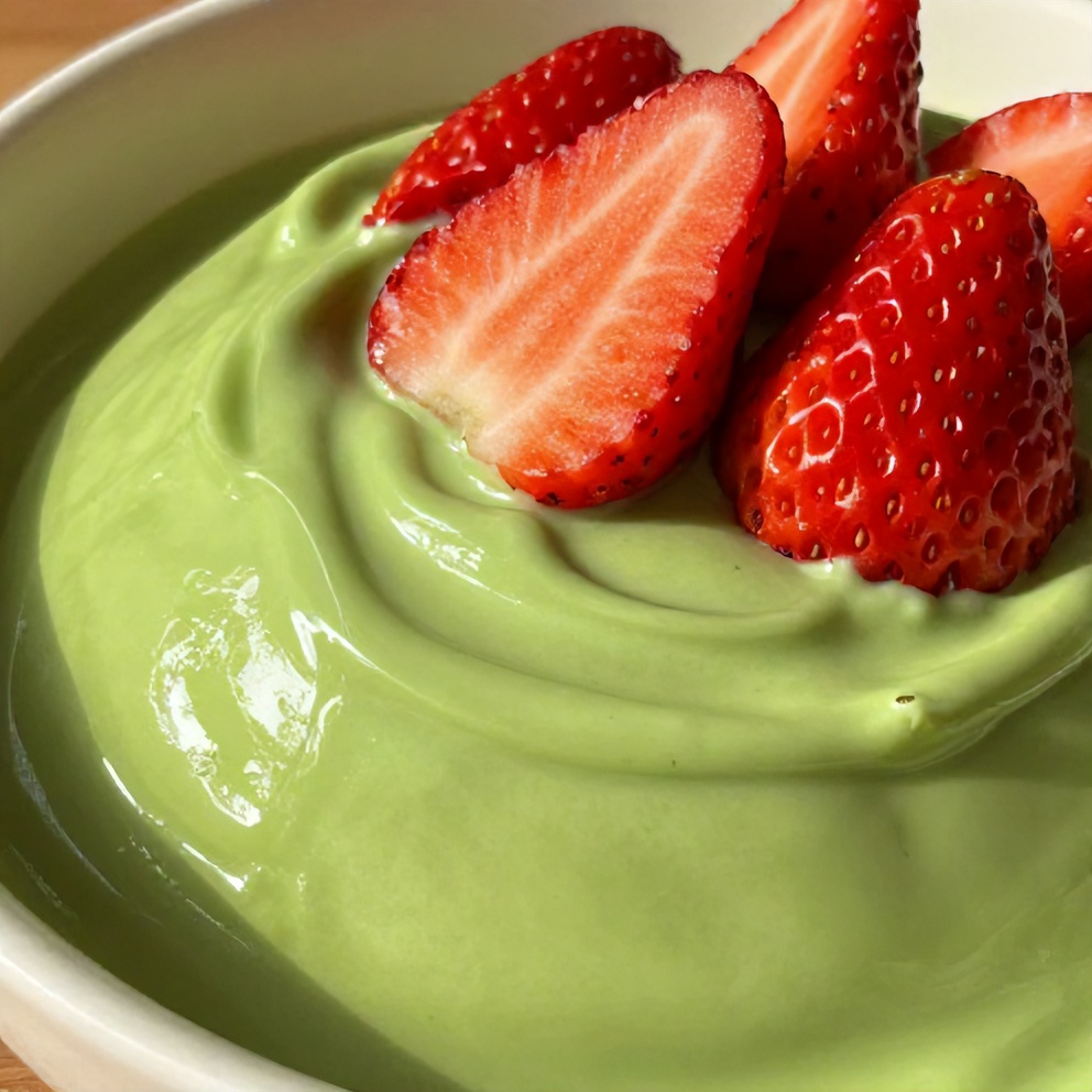 Refreshing Strawberry Matcha Sago Dessert