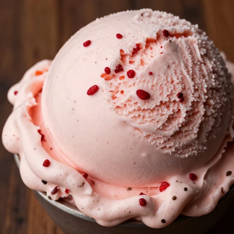 roasted strawberry basil ice cream