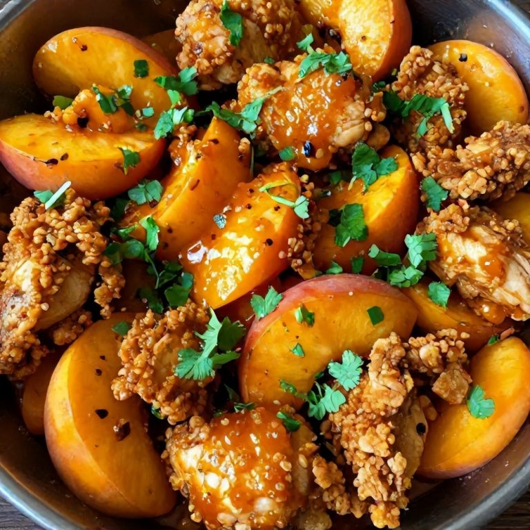 Spicy Jalapeño Peach Chicken