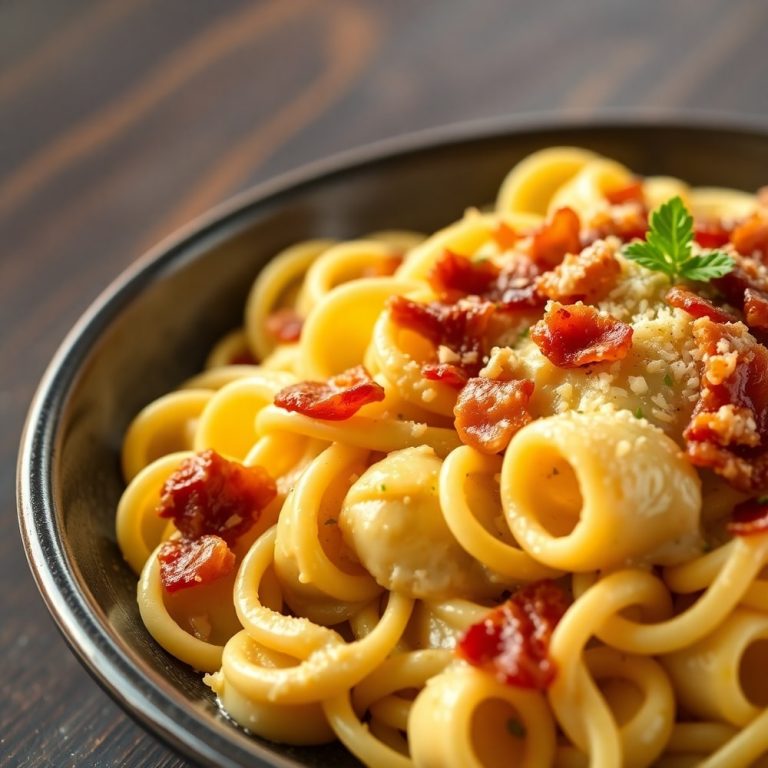 30-minute tortellini carbonara