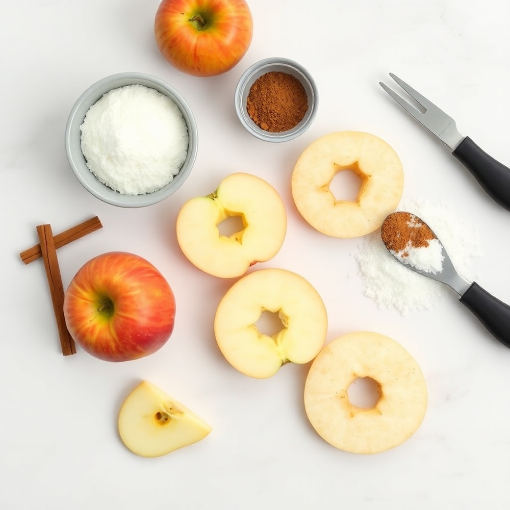 Air Fryer Cinnamon Apple Rings Ingredients
