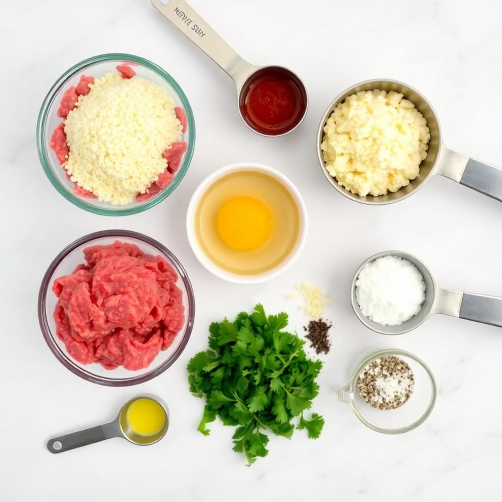 Air Fryer Meatballs Ingredients