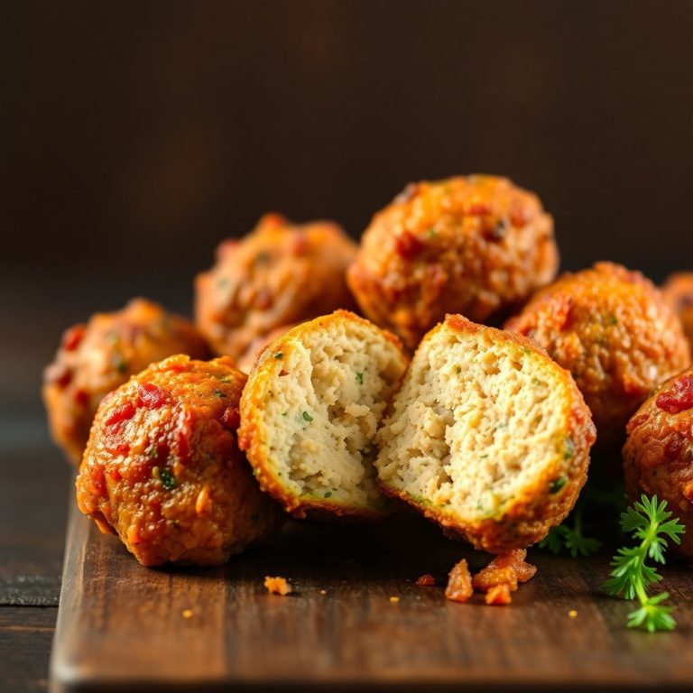 Air Fryer Turkey Zucchini Meatballs