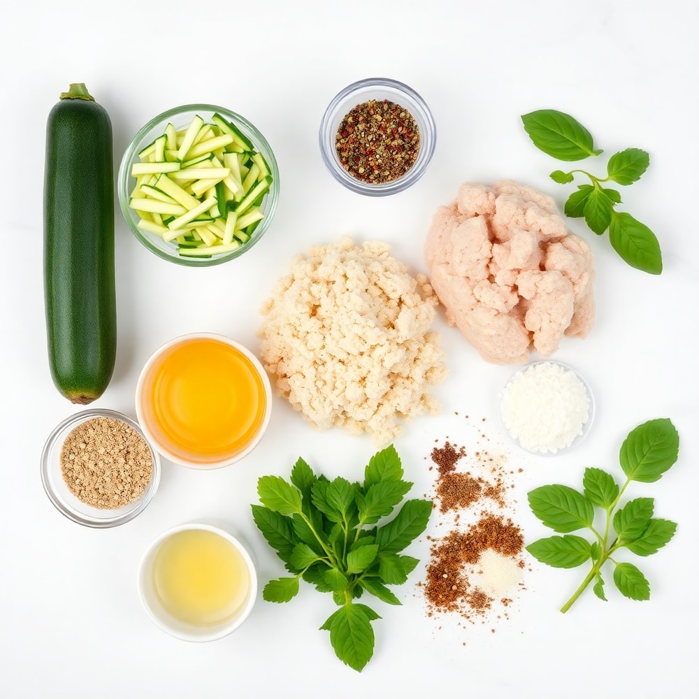 Air Fryer Turkey Zucchini Meatballs Ingredients