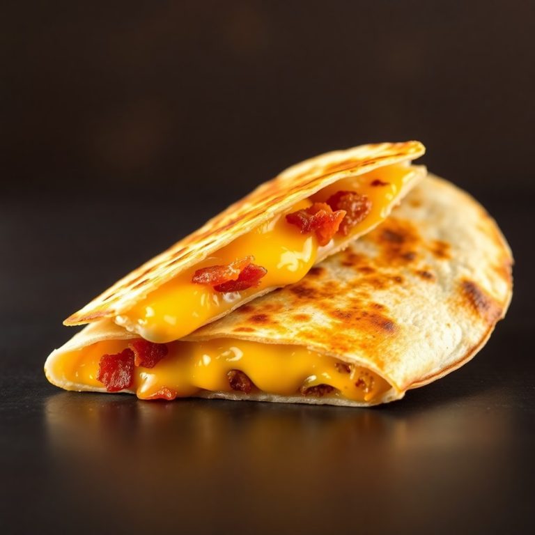 bacon egg cheese quesadillas