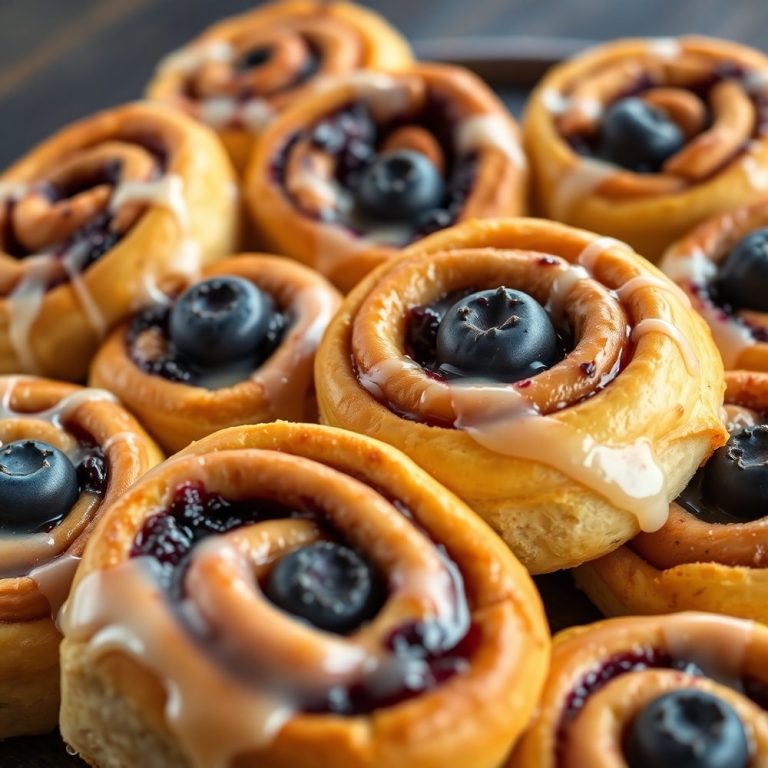 Blueberry Cinnamon Rolls