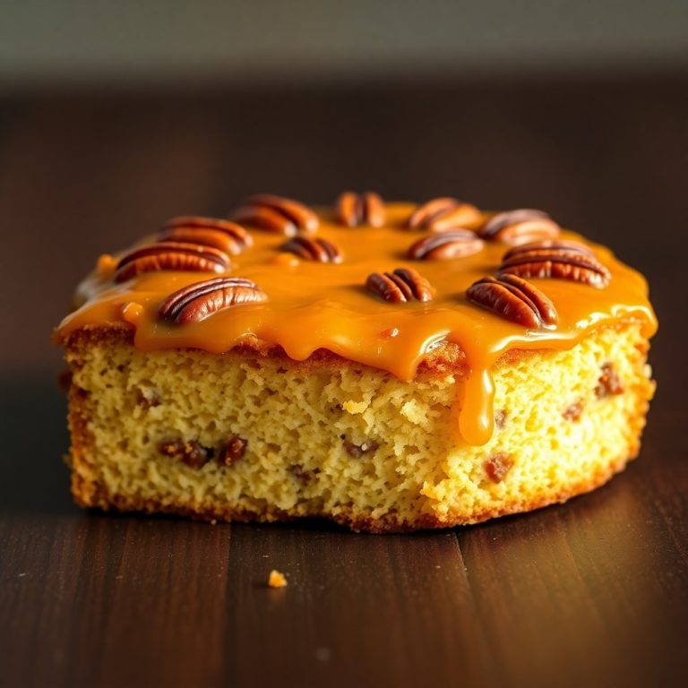 Butter Pecan Praline Poke Cake