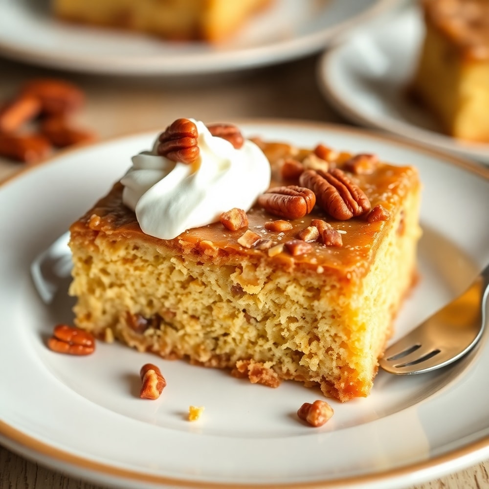 Butter Pecan Praline Poke Cake Final