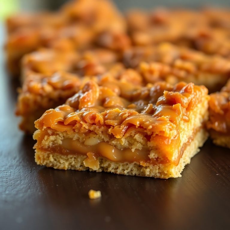 Caramel Crush Bars