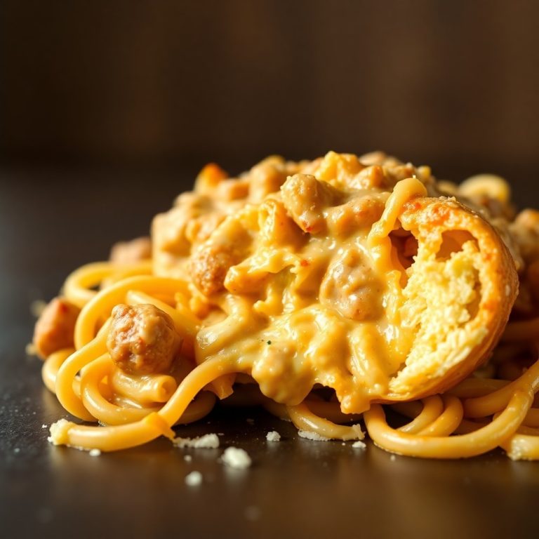 Cheesy Chicken and Sausage Pasta