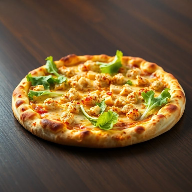 Chicken Caesar Salad Pizza