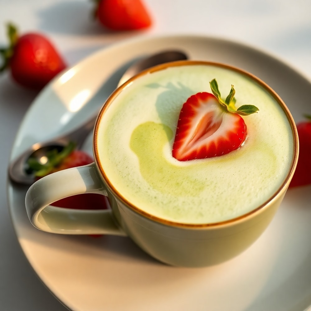Strawberry Matcha Latte Ready to Serve