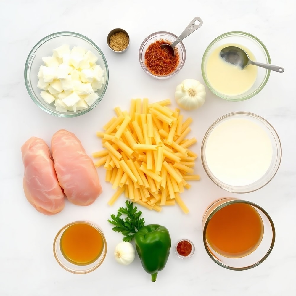 Cajun Chicken Rotini Ingredients