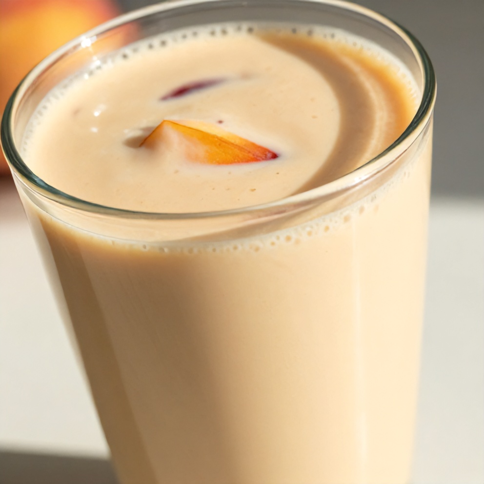 peach protein shake