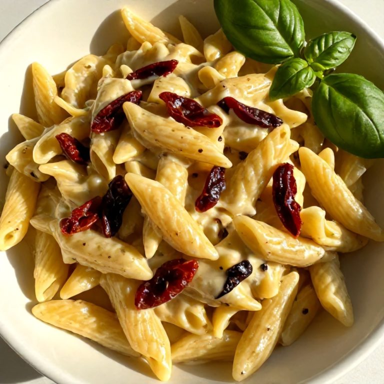 vegan sun dried tomato pasta