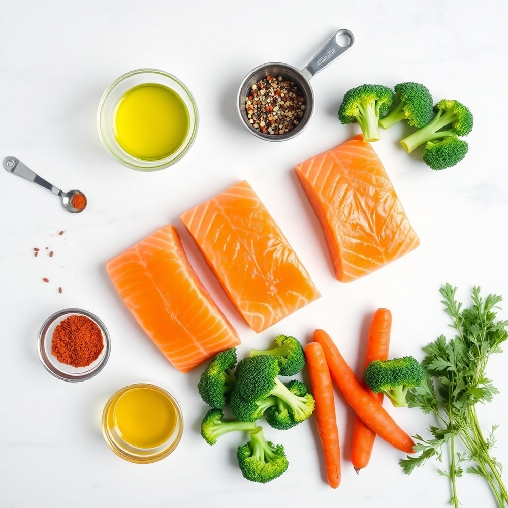 Air Fryer Salmon Ingredients