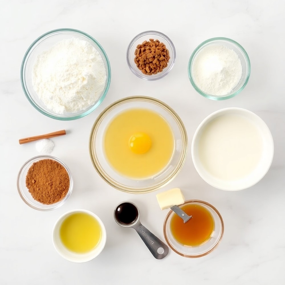 Raw ingredients for Amish Cinnamon Flop