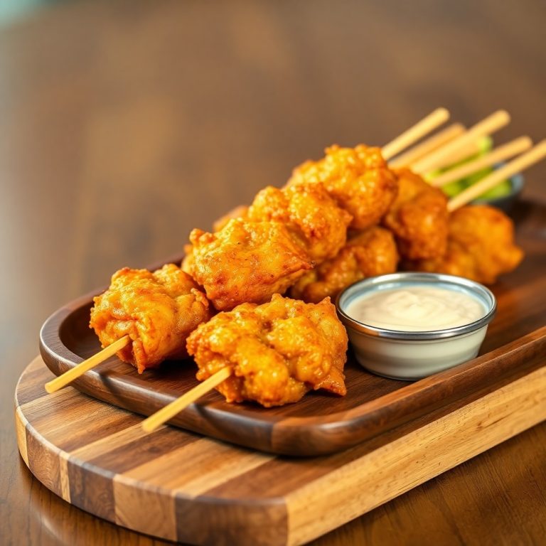 Bang Bang Chicken Skewers