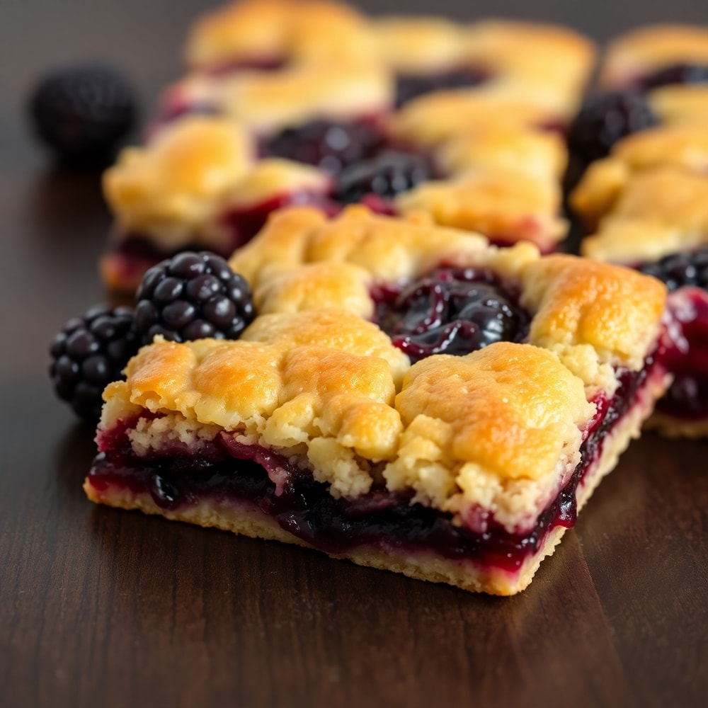 blackberry cobbler bars