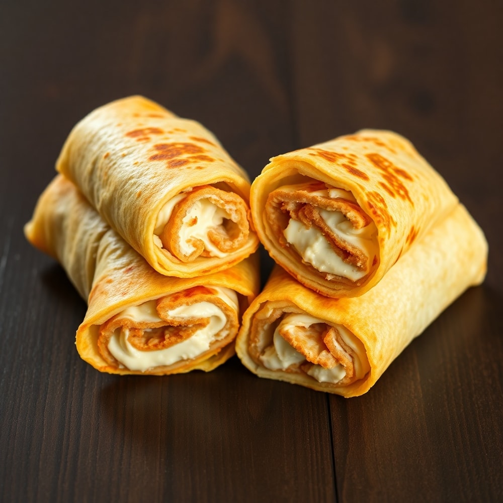 Crispy Golden Chicken Caesar Wraps